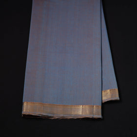 Handloom Mangalagiri Cotton Fabric with Nizam Zari Border 08