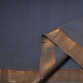 Handloom Mangalagiri Cotton Fabric with Nizam Zari Border 08