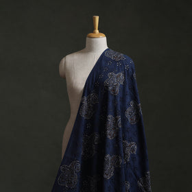 Hakoba Hand Block Ajrakh Print Natural Dyed Cotton Fabric 49