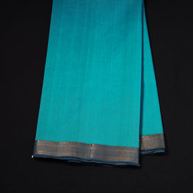 Handloom Mangalagiri Cotton Fabric with Nizam Zari Border 09