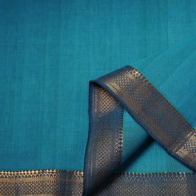 Handloom Mangalagiri Cotton Fabric with Nizam Zari Border 09
