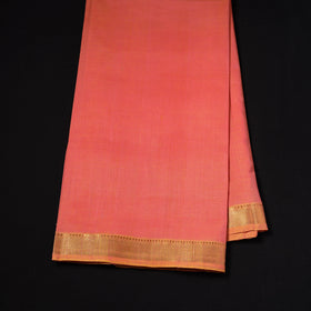 Handloom Mangalagiri Cotton Fabric with Nizam Zari Border 10