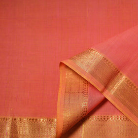 Handloom Mangalagiri Cotton Fabric with Nizam Zari Border 10