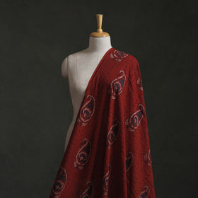 Hakoba Hand Block Ajrakh Print Natural Dyed Cotton Fabric 56