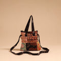Multicolor - handmade quilted cotton patchwork sling bag 55