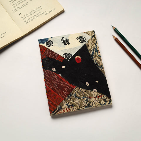 Buy Patchwork Fabric Cover Handmade Paper Notebook