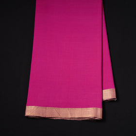 Handloom Mangalagiri Cotton Fabric with Nizam Zari Border 12