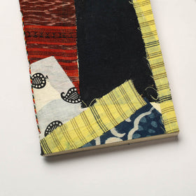Multicolor Patchwork Fabric Cover Handmade Paper Notebook