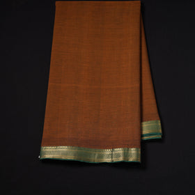 Handloom Mangalagiri Cotton Fabric with Nizam Zari Border 13