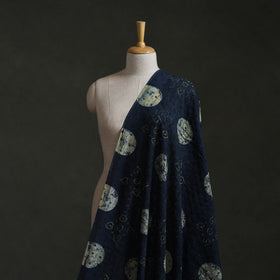Hakoba Hand Block Ajrakh Print Natural Dyed Cotton Fabric 65