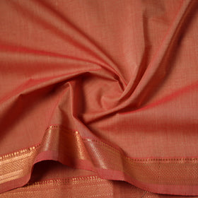 Handloom Mangalagiri Cotton Fabric with Nizam Zari Border 15