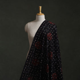 Hakoba Hand Block Ajrakh Print Natural Dyed Cotton Fabric 76