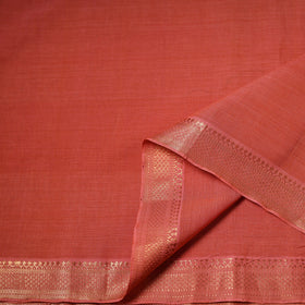 Handloom Mangalagiri Cotton Fabric with Nizam Zari Border 17