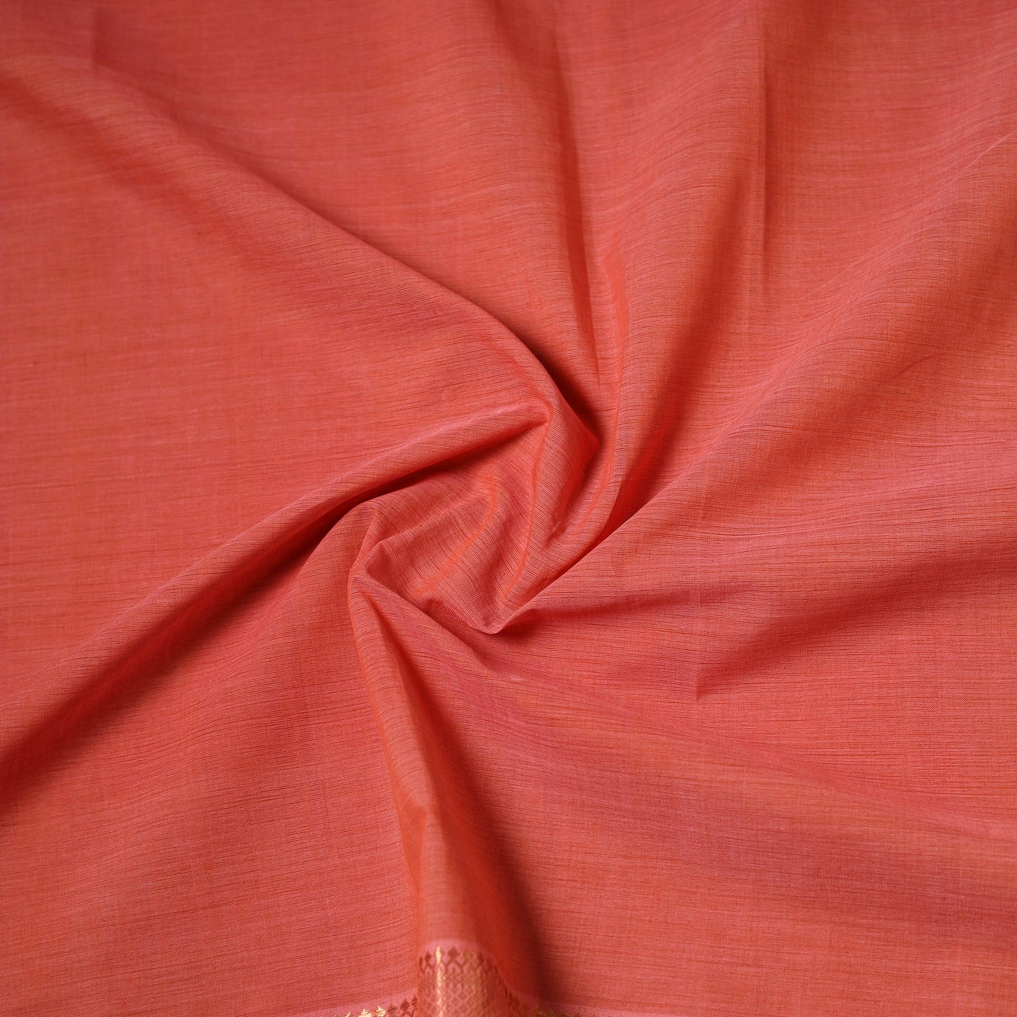 Handloom Mangalagiri Cotton Fabric with Nizam Zari Border 17