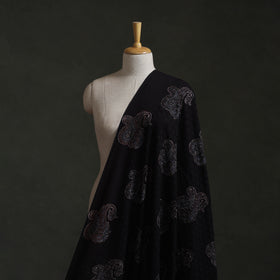 Hakoba Hand Block Ajrakh Print Natural Dyed Cotton Fabric 78