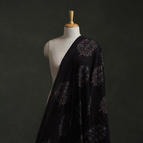 Hakoba Hand Block Ajrakh Print Natural Dyed Cotton Fabric 79
