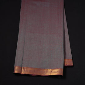 Handloom Mangalagiri Cotton Fabric with Nizam Zari Border 18