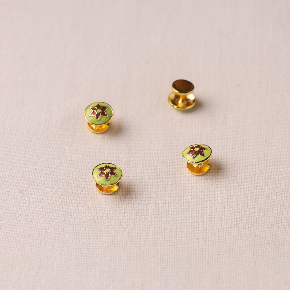 Meenakari Buttons