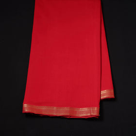 Handloom Mangalagiri Cotton Fabric with Nizam Zari Border 20