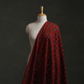 Hakoba Hand Block Ajrakh Print Natural Dyed Cotton Fabric 89