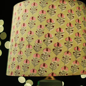 Green - handcrafted floral fabric lamp shade 13