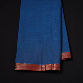 Handloom Mangalagiri Cotton Fabric with Nizam Zari Border 22