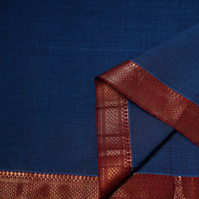 Handloom Mangalagiri Cotton Fabric with Nizam Zari Border 22