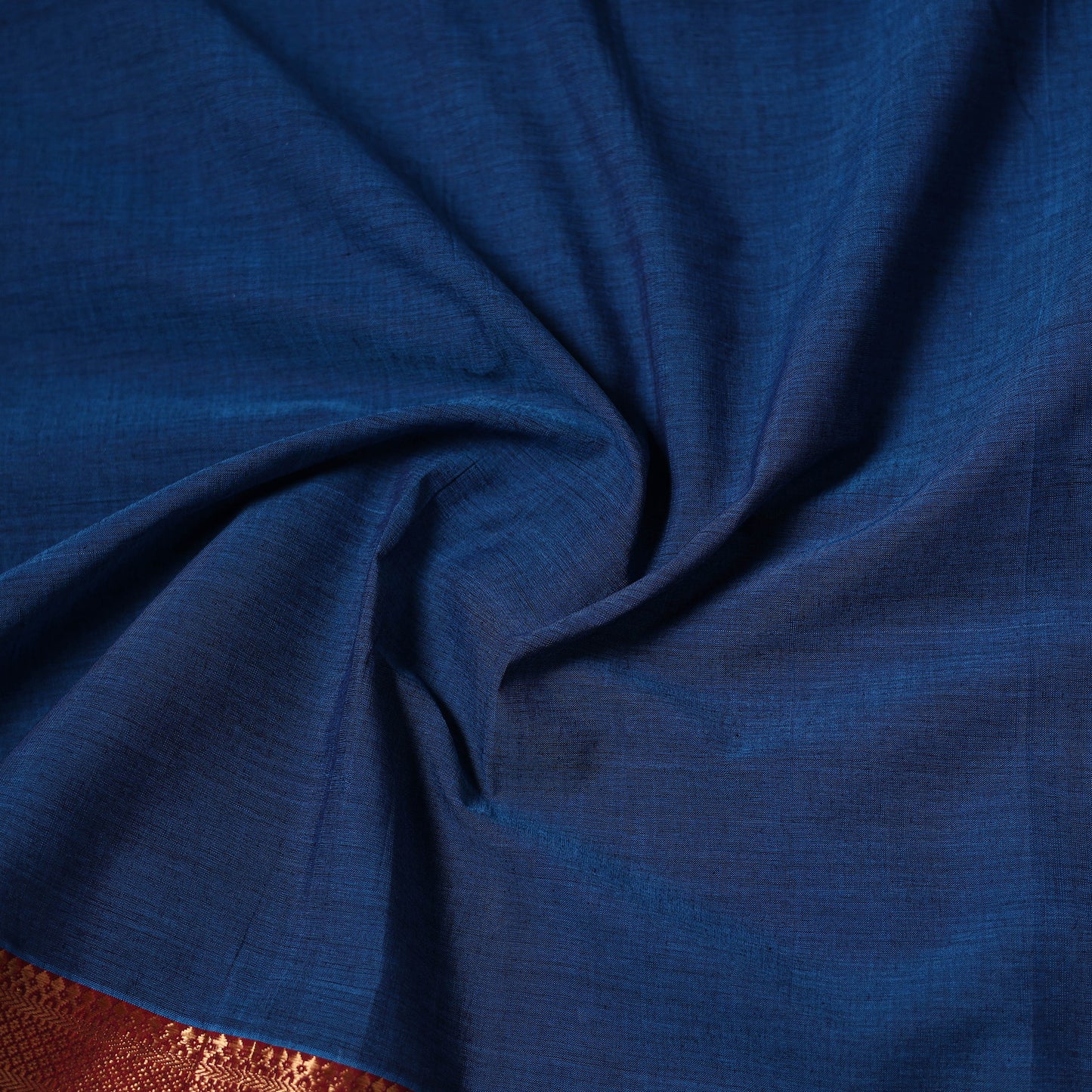 Handloom Mangalagiri Cotton Fabric with Nizam Zari Border 22