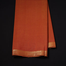 Handloom Mangalagiri Cotton Fabric with Nizam Zari Border 23