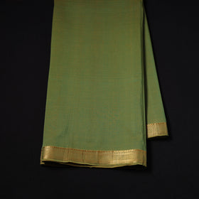 Handloom Mangalagiri Cotton Fabric with Nizam Zari Border 24