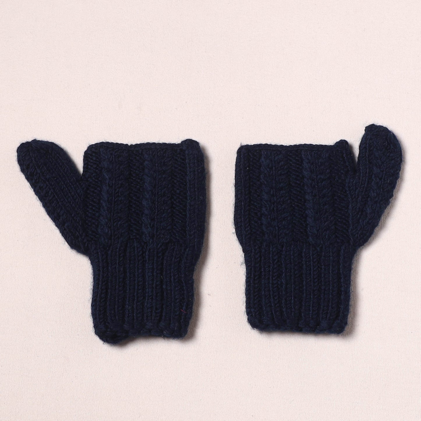 Kullu Karishma Hand Knitted Merino Wool Hand Gloves (Adult) 01