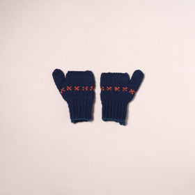 Kullu Karishma Hand Knitted Merino Wool Hand Gloves (Adult) 02