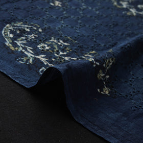 Hakoba Hand Block Ajrakh Print Natural Dyed Cotton Fabric 99