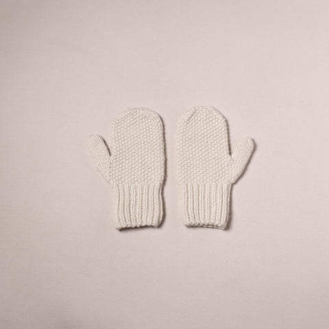 Kullu Karishma Hand Knitted Merino Wool Mitten Hand Gloves (Adult) 03