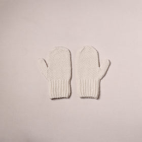 Kullu Karishma Hand Knitted Merino Wool Mitten Hand Gloves (Adult) 03