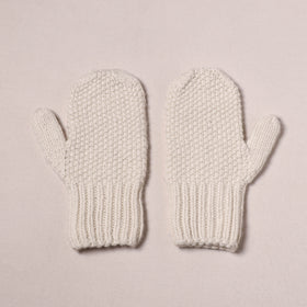Kullu Karishma Hand Knitted Merino Wool Mitten Hand Gloves (Adult) 03