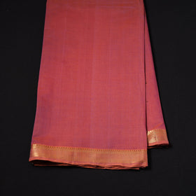 Handloom Mangalagiri Cotton Fabric with Nizam Zari Border 27