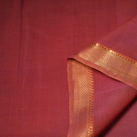 Handloom Mangalagiri Cotton Fabric with Nizam Zari Border 27