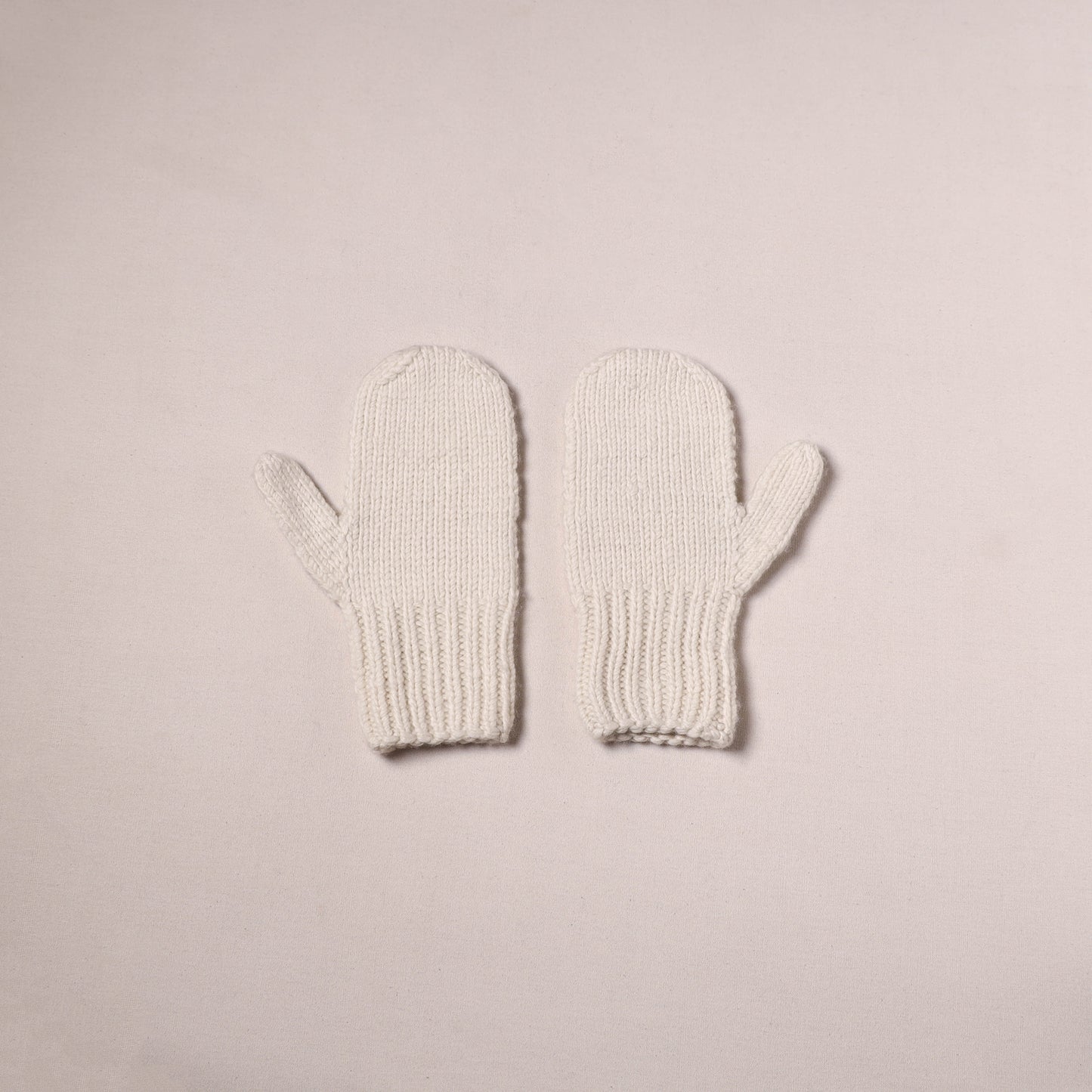 Kullu Karishma Hand Knitted Merino Wool Mitten Hand Gloves (Adult) 03