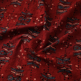 Hakoba Hand Block Ajrakh Print Natural Dyed Cotton Fabric 97