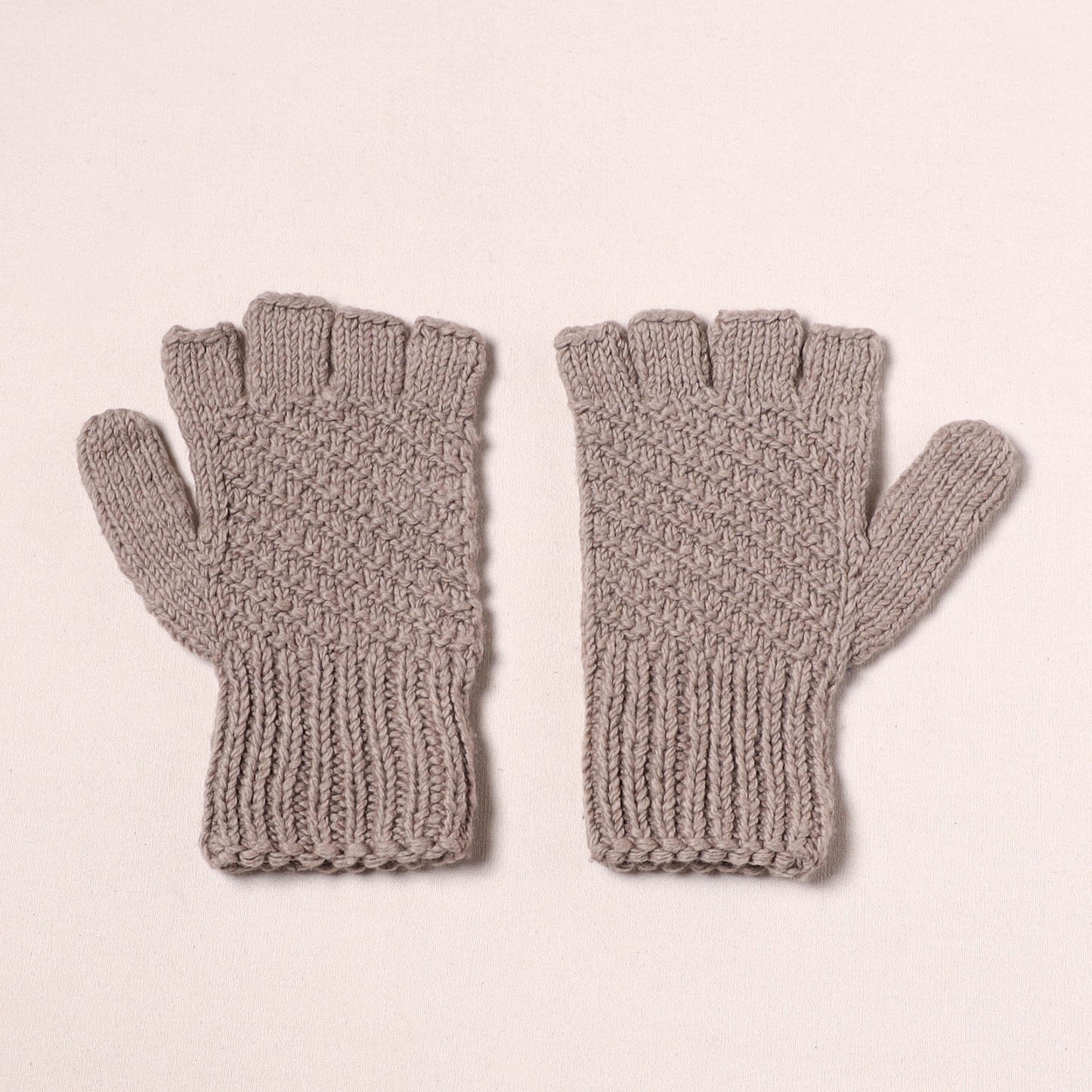 Kullu Karishma Hand Knitted Merino Wool Hand Gloves (Adult) 58