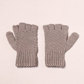 Kullu Karishma Hand Knitted Merino Wool Hand Gloves (Adult) 58