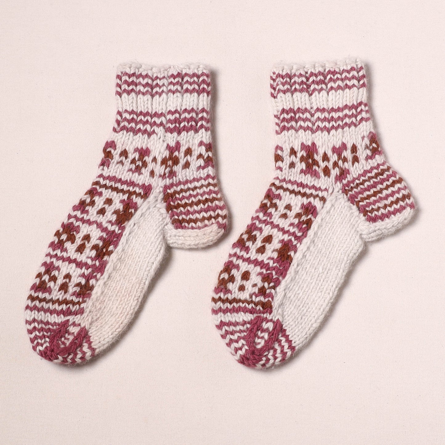 Kullu Karishma Hand Knitted Merino Wool Socks (Adult) 47