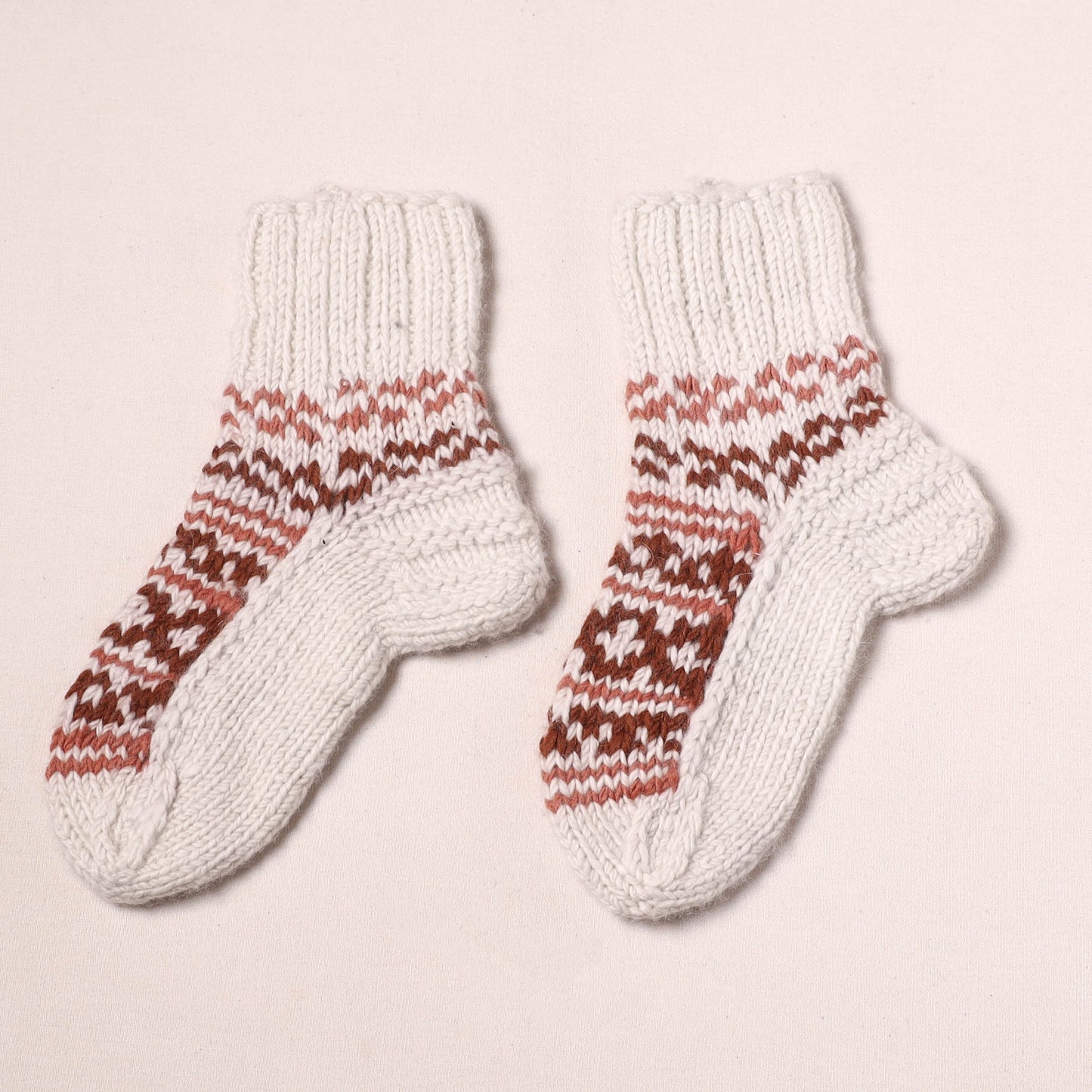 Kullu Karishma Hand Knitted Merino Wool Socks (Adult) 48
