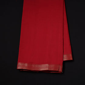 Handloom Mangalagiri Cotton Fabric with Nizam Zari Border 32