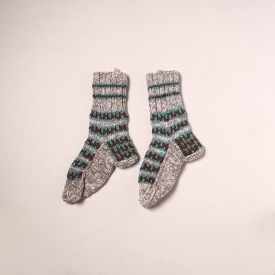 Kullu Karishma Hand Knitted Merino Wool Socks (Adult) 51