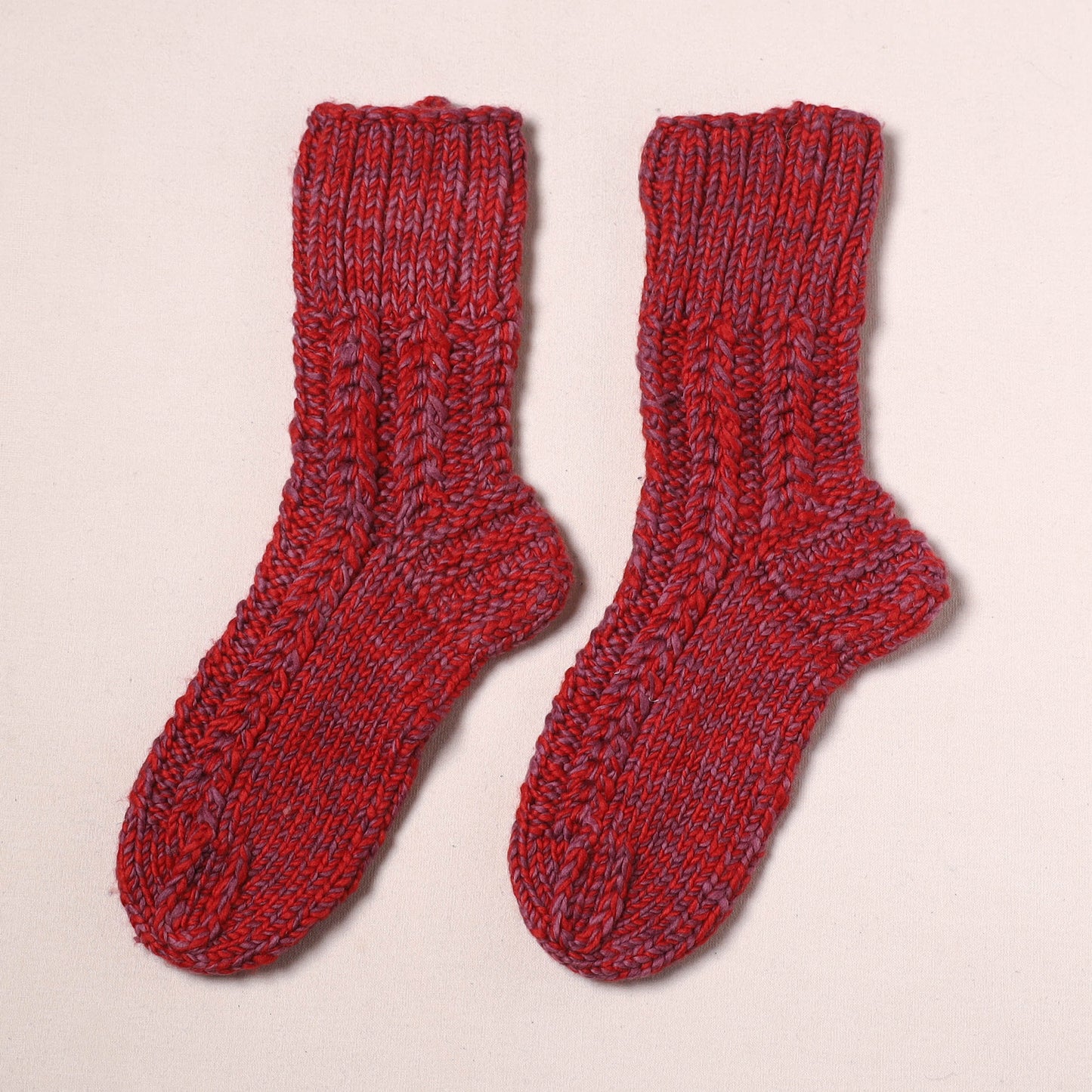 Kullu Karishma Hand Knitted Merino Wool Socks (Adult) 53