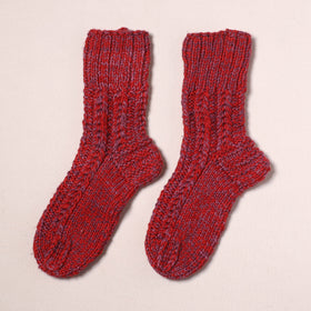 Kullu Karishma Hand Knitted Merino Wool Socks (Adult) 53