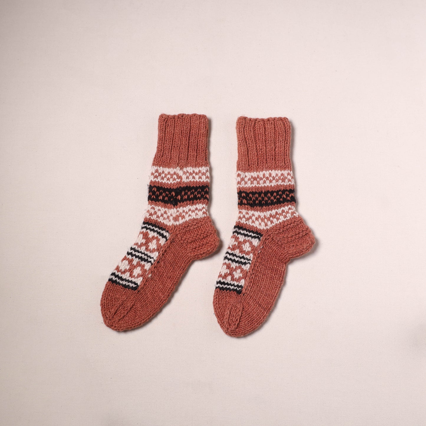 Kullu Karishma Hand Knitted Merino Wool Socks (Adult) 54