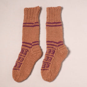 Kullu Karishma Hand Knitted Merino Wool Socks (Adult) 55